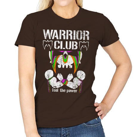 WARRIOR CLUB Exclusive - Womens T-Shirts RIPT Apparel Small / Dark Chocolate