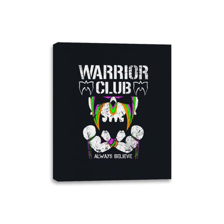 Warrior Club Forever - Canvas Wraps Canvas Wraps RIPT Apparel 8x10 / Black