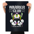 Warrior Club Forever - Prints Posters RIPT Apparel 18x24 / Black