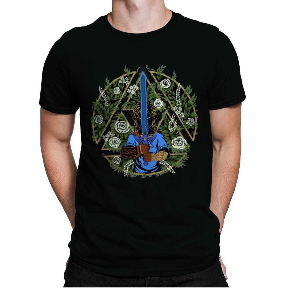 Warrior in the Forest - Mens Premium T-Shirts RIPT Apparel Small / Black