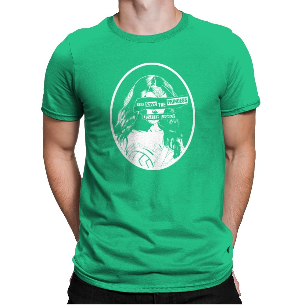 Warrior Princess Exclusive - Wonderful Justice - Mens Premium T-Shirts RIPT Apparel Small / Kelly Green