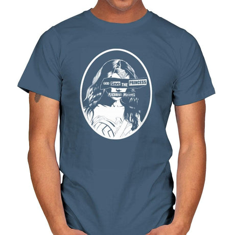 Warrior Princess Exclusive - Wonderful Justice - Mens T-Shirts RIPT Apparel Small / Indigo Blue