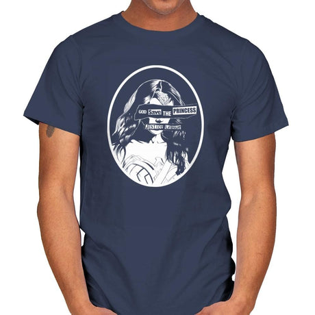 Warrior Princess Exclusive - Wonderful Justice - Mens T-Shirts RIPT Apparel Small / Navy