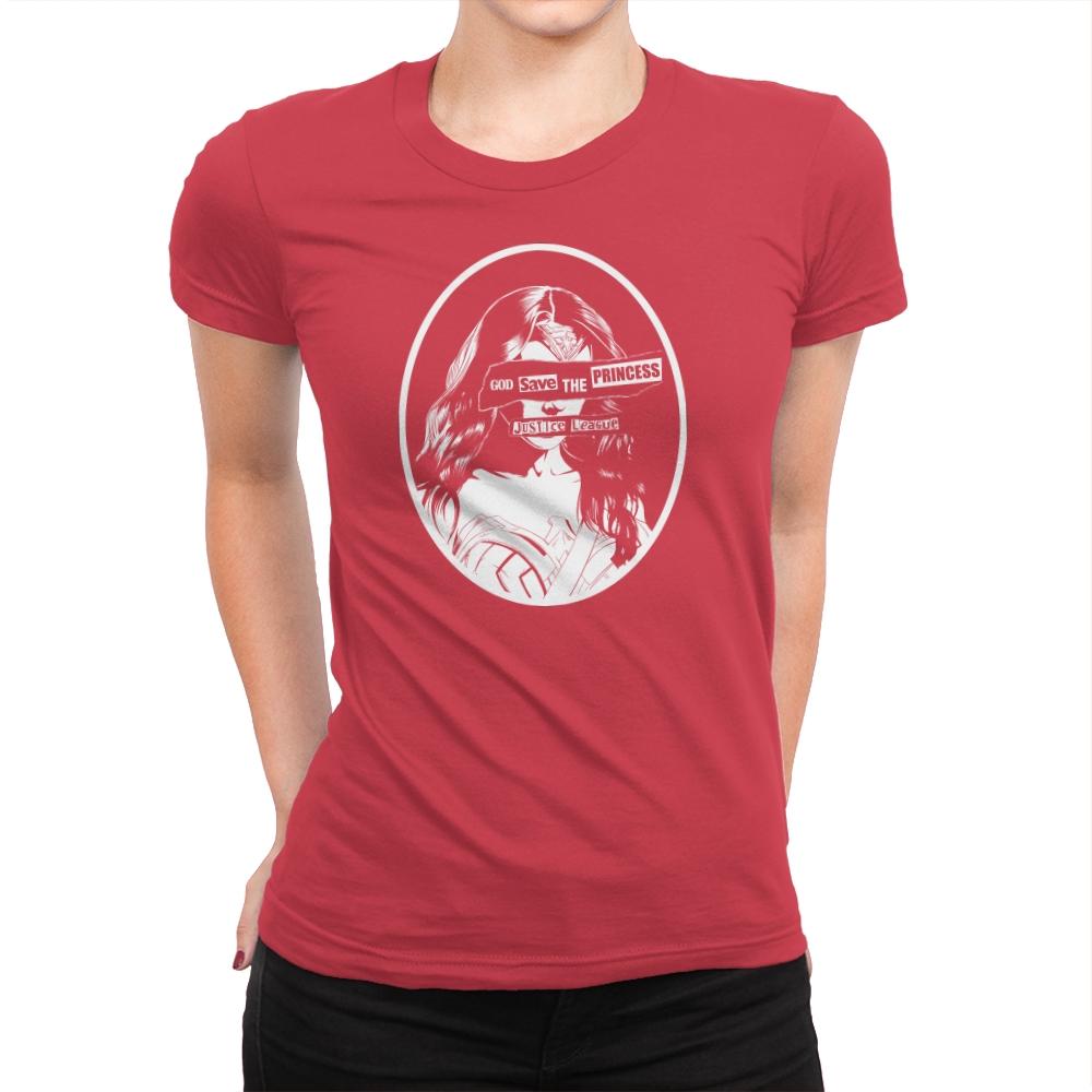 Warrior Princess Exclusive - Wonderful Justice - Womens Premium T-Shirts RIPT Apparel Small / Red