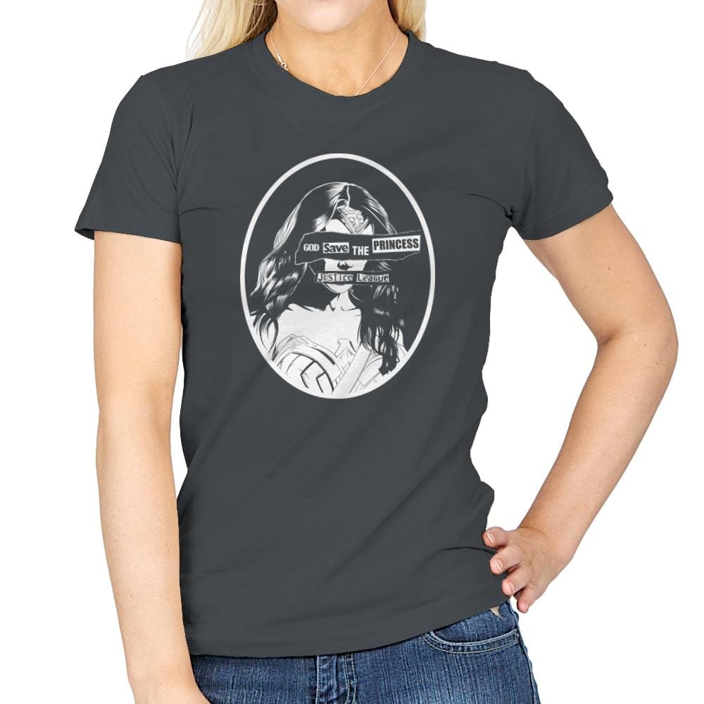 Warrior Princess Exclusive - Wonderful Justice - Womens T-Shirts RIPT Apparel Small / Charcoal