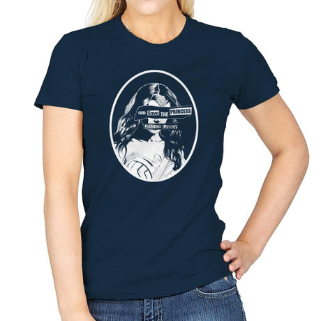 Warrior Princess Exclusive - Wonderful Justice - Womens T-Shirts RIPT Apparel Small / Navy