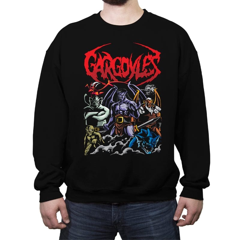 Warriors by Night - Crew Neck Sweatshirt Crew Neck Sweatshirt RIPT Apparel Small / Black