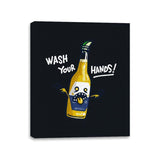 Wash Your Hands - Canvas Wraps Canvas Wraps RIPT Apparel 11x14 / Black