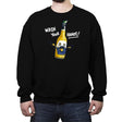 Wash Your Hands - Crew Neck Sweatshirt Crew Neck Sweatshirt RIPT Apparel Small / Black