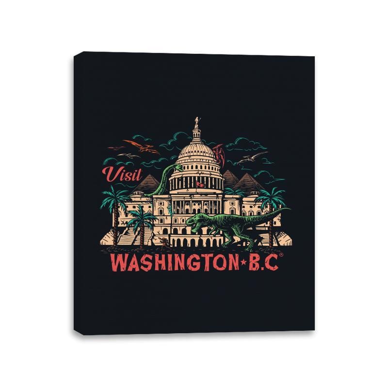 Washington B.C. - Canvas Wraps Canvas Wraps RIPT Apparel 11x14 / Black