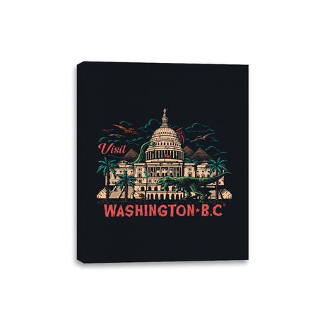 Washington B.C. - Canvas Wraps Canvas Wraps RIPT Apparel 8x10 / Black