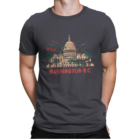 Washington B.C. - Mens Premium T-Shirts RIPT Apparel Small / Heavy Metal