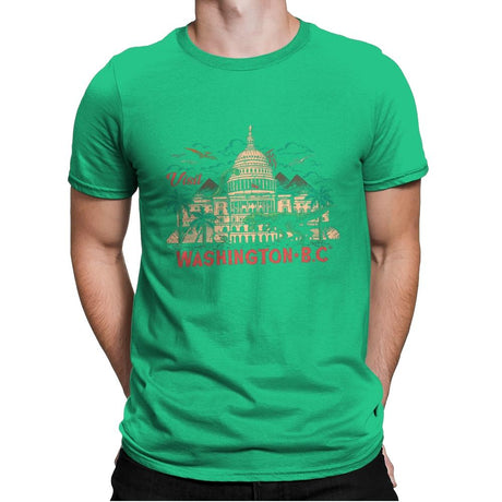 Washington B.C. - Mens Premium T-Shirts RIPT Apparel Small / Kelly Green