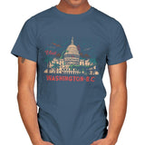 Washington B.C. - Mens T-Shirts RIPT Apparel Small / Indigo Blue