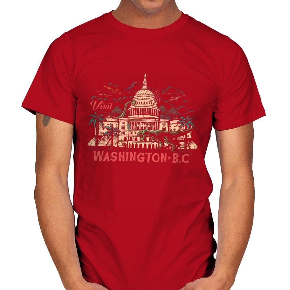 Washington B.C. - Mens T-Shirts RIPT Apparel Small / Red
