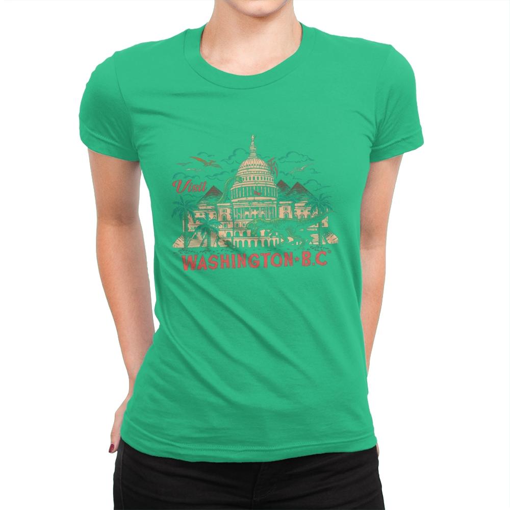 Washington B.C. - Womens Premium T-Shirts RIPT Apparel Small / Kelly Green