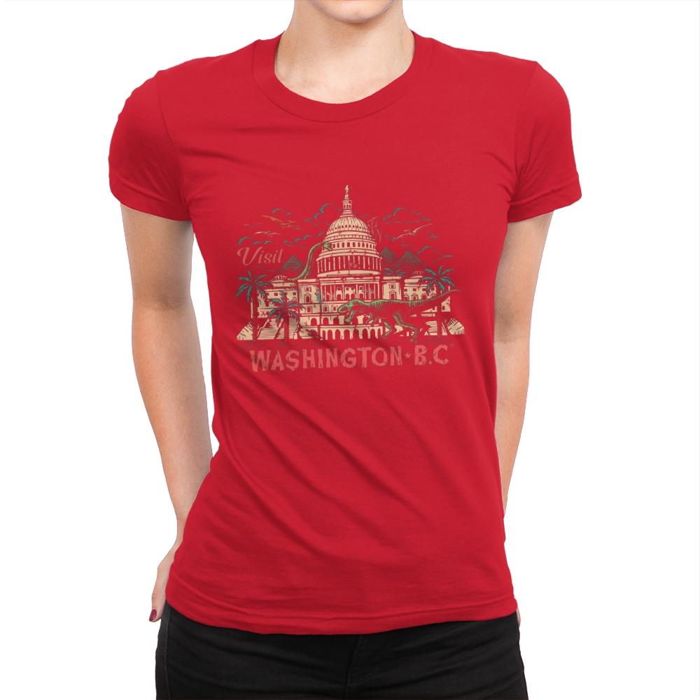 Washington B.C. - Womens Premium T-Shirts RIPT Apparel Small / Red
