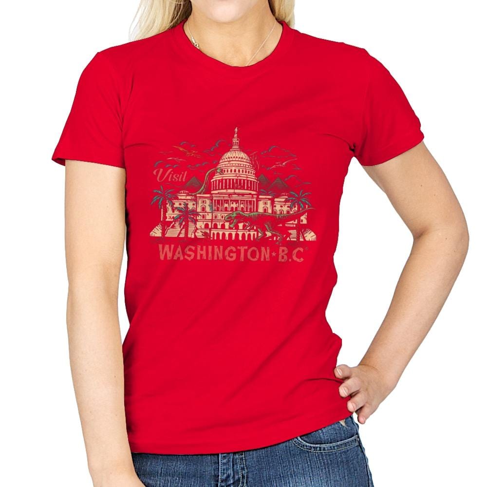 Washington B.C. - Womens T-Shirts RIPT Apparel Small / Red