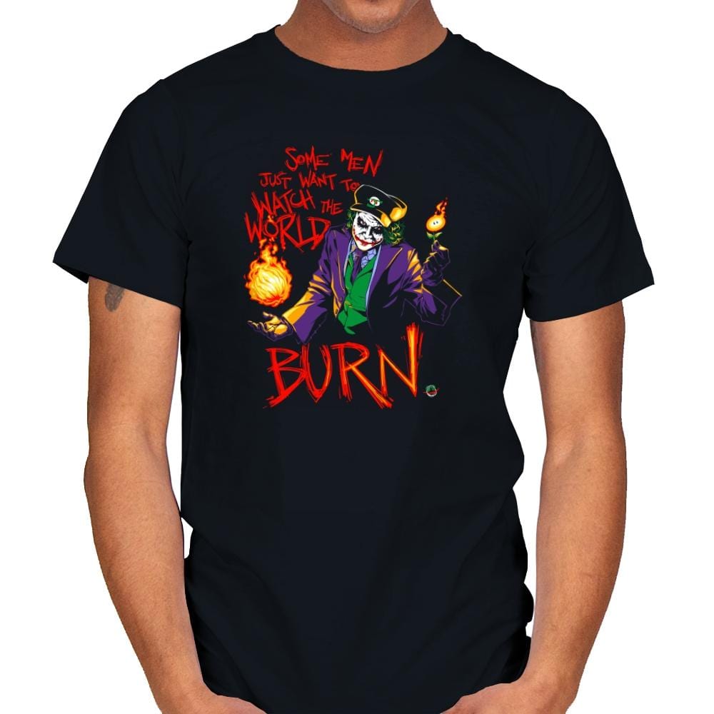 Watch The World Burn Exclusive - Mens T-Shirts RIPT Apparel Small / Black