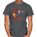 Watch The World Burn Exclusive - Mens T-Shirts RIPT Apparel Small / Charcoal