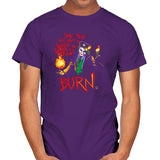 Watch The World Burn Exclusive - Mens T-Shirts RIPT Apparel Small / Purple