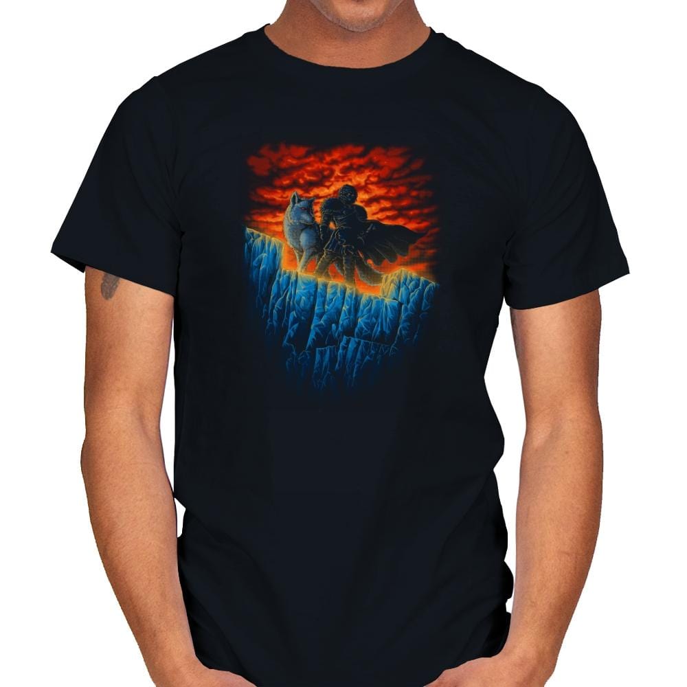 Watchers of the Wall - Pop Impressionism - Mens T-Shirts RIPT Apparel Small / Black