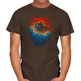 Watchers of the Wall - Pop Impressionism - Mens T-Shirts RIPT Apparel Small / Dark Chocolate