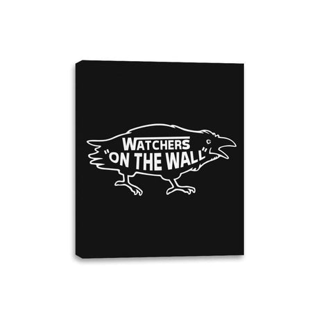 Watchers on the wall - Canvas Wraps Canvas Wraps RIPT Apparel 8x10 / Black