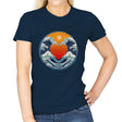 Waves of Love - Womens T-Shirts RIPT Apparel Small / Navy