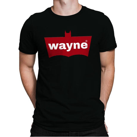 WAYNE - Mens Premium T-Shirts RIPT Apparel Small / Black