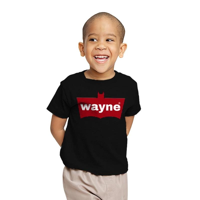 WAYNE - Youth T-Shirts RIPT Apparel X-small / Black