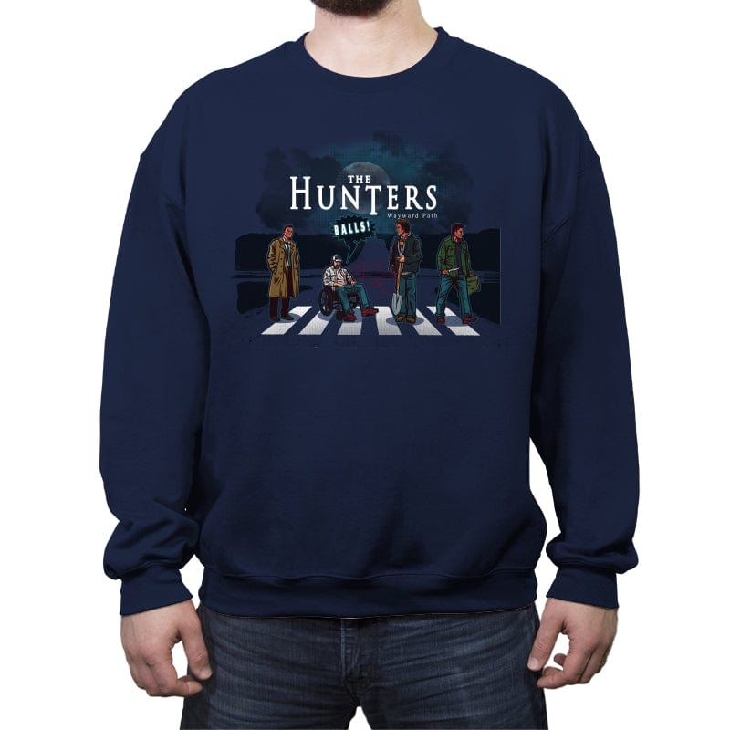 Wayward Path - Crew Neck Sweatshirt Crew Neck Sweatshirt RIPT Apparel Small / Navy