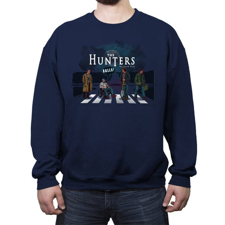 Wayward Path - Crew Neck Sweatshirt Crew Neck Sweatshirt RIPT Apparel Small / Navy