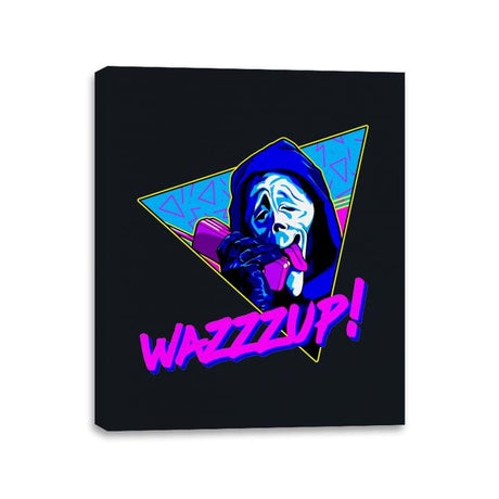 Wazzzup! - Canvas Wraps Canvas Wraps RIPT Apparel 11x14 / Black