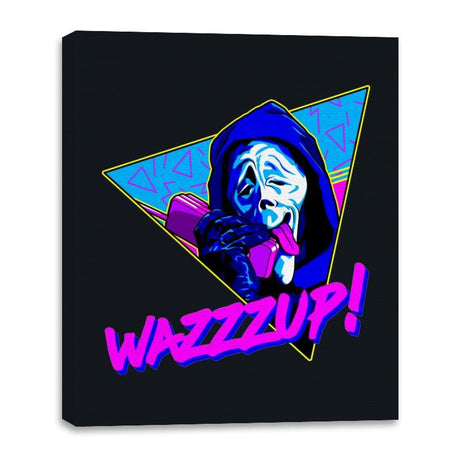 Wazzzup! - Canvas Wraps Canvas Wraps RIPT Apparel 16x20 / Black