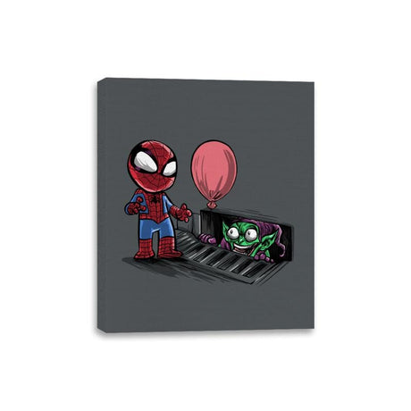 We All Spiders Float Down Here - Canvas Wraps Canvas Wraps RIPT Apparel 8x10 / Charcoal