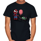 We All Spiders Float Down Here - Mens T-Shirts RIPT Apparel Small / Black
