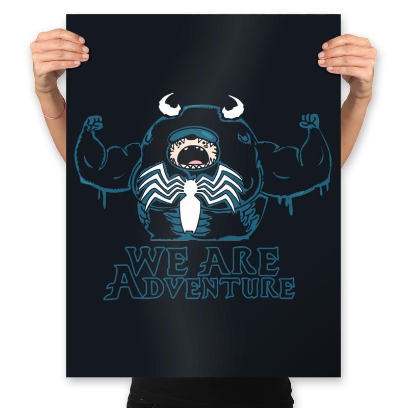 We Are Adventure - Prints Posters RIPT Apparel 18x24 / Black