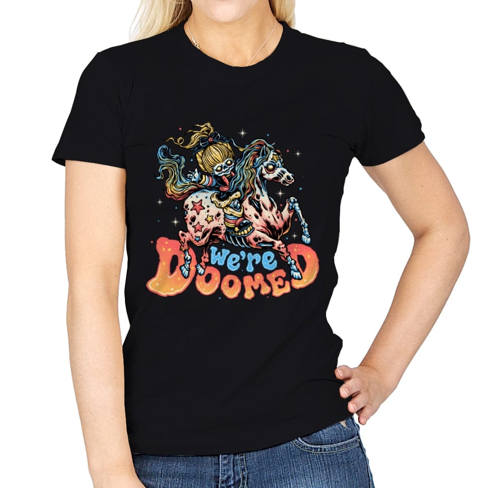 We are Doomed - Womens T-Shirts RIPT Apparel Small / Black