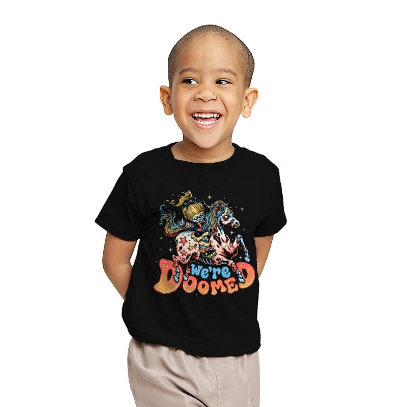 We are Doomed - Youth T-Shirts RIPT Apparel X-small / Black