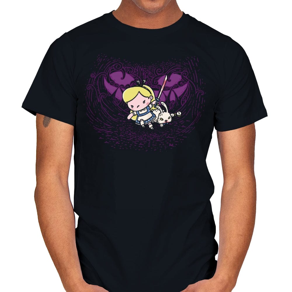 We are so Mad Here - Mens T-Shirts RIPT Apparel Small / Black