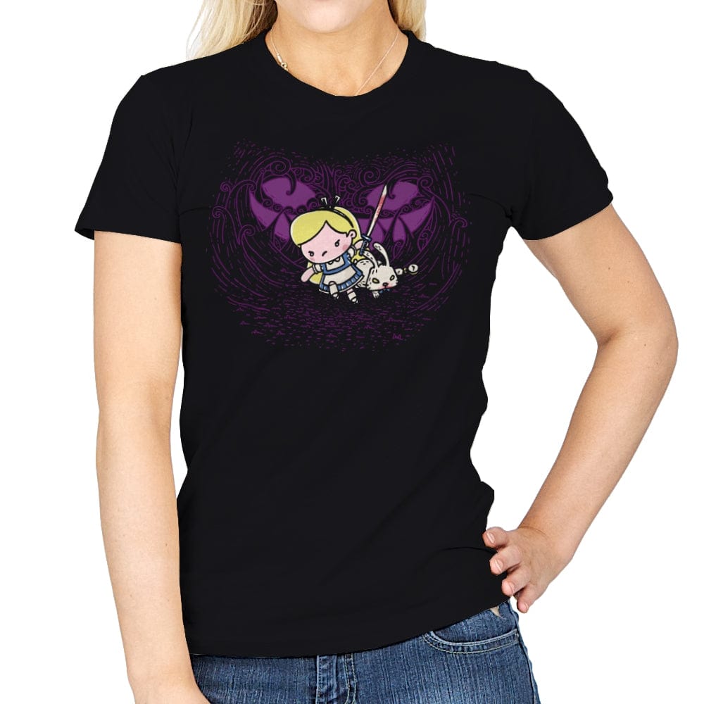 We are so Mad Here - Womens T-Shirts RIPT Apparel Small / Black