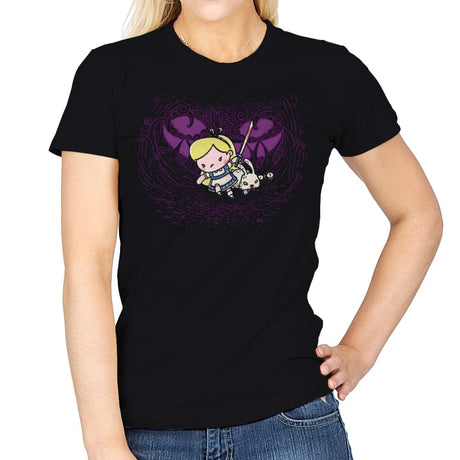 We are so Mad Here - Womens T-Shirts RIPT Apparel Small / Black