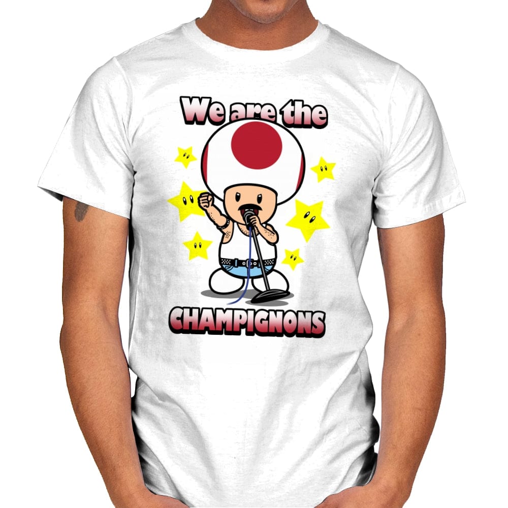 We are the Champignons - Mens T-Shirts RIPT Apparel Small / White