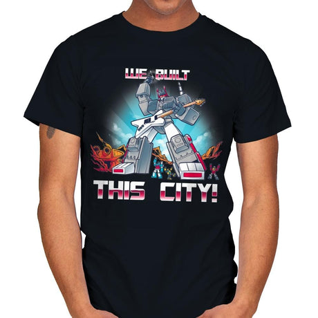 We Built This City! Exclusive - Mens T-Shirts RIPT Apparel Small / Black