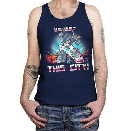 We Built This City! Exclusive - Tanktop Tanktop RIPT Apparel X-Small / Navy