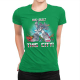 We Built This City! Exclusive - Womens Premium T-Shirts RIPT Apparel Small / Kelly Green