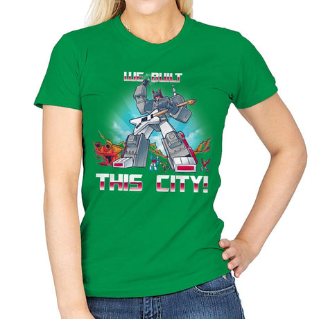 We Built This City! Exclusive - Womens T-Shirts RIPT Apparel Small / Irish Green