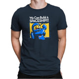 We Can Build A SPACESHIP!!! Exclusive - Mens Premium T-Shirts RIPT Apparel Small / Indigo