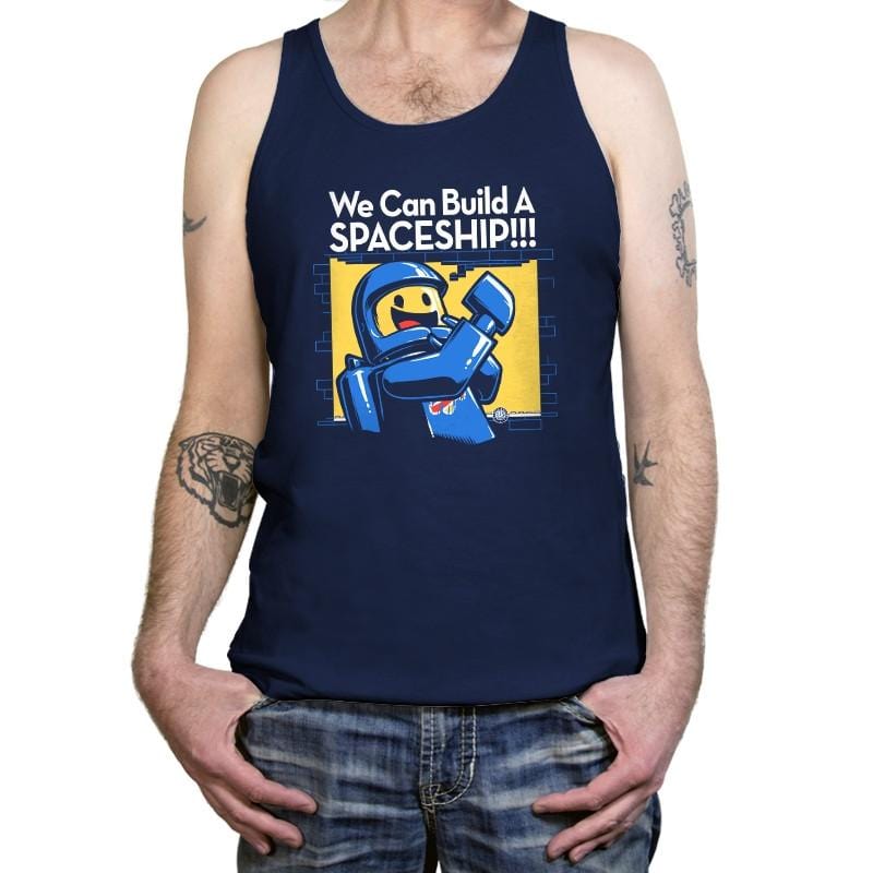 We Can Build A SPACESHIP!!! Exclusive - Tanktop Tanktop RIPT Apparel